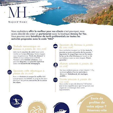 Le Lake - Vue Lac Et Montagne - Majord'Home Άννεσι Εξωτερικό φωτογραφία
